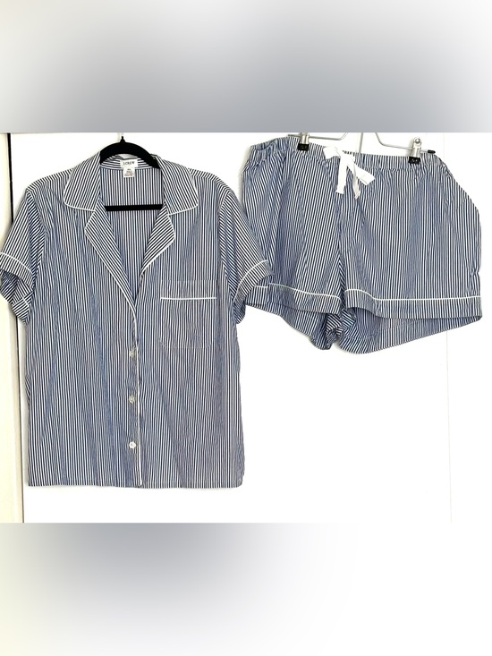 J. Crew Factory Other - J.Crew Factory Printed Cotton Short-Sleeve Top & Short Pajama Set XXL